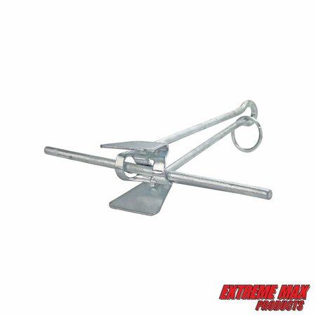 Extreme Max Extreme Max 3006.6515 BoatTector Galvanized Slip Ring Anchor - #13 / 6.5 lbs. 3006.6515